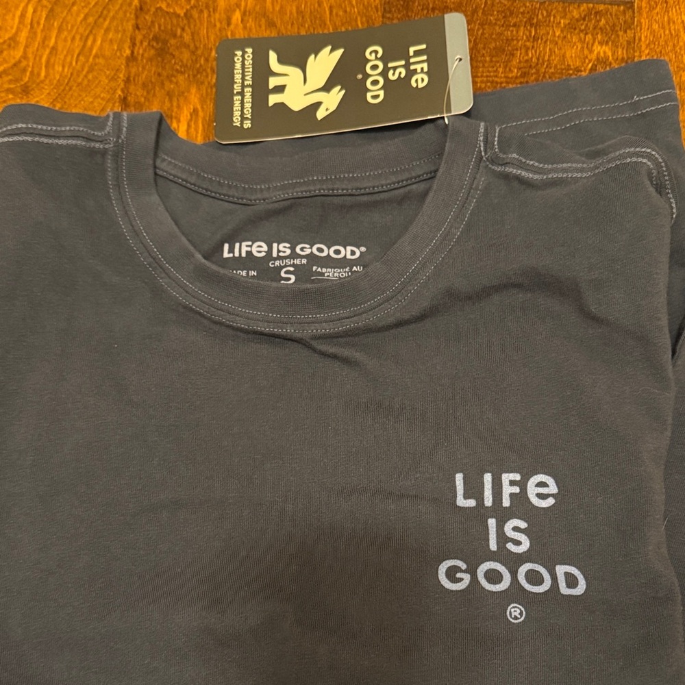 Life Is Good Crusher Tee with Logo